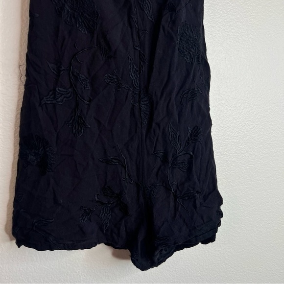 Society Amuse Black Embroidered Romper Small - Picture 4 of 7